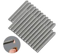 Tandefio 24 Pcs Low Temperature Universal Welding Rod Sticks Metal Melt Low Melt Solder Pipe Tools Electrode Aluminum Rod for Stainless Steel Iron, Beginner and Pro