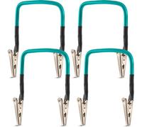 Tandefio 4 Pcs No Hands Wire Holder for Soldering Green Soldering Helping Hands Metal Tool Adjustable Welding Wire Clip Holder for Field Welding Electronics Appliances
