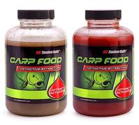 Tandem Baits 2x Carp Food Attract Activator Fish Mix, Fish Attractors, Carp Fishing Without Effort, Big Fish Bait, Carp Accessories for Professionals & Hobby Anglers 500 ml