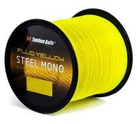 Tandem Baits Carp Fishing Line - Monofilament - Abrasion Resistance - 600 m 0.30 mm Yellow Steel Mono Fluo