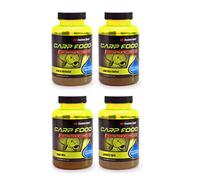 Tandem Baits Carp Food Attract Booster Fish Mix Fish Attractors Carp Fishing Without Effort Big Fish Bait Carp Accessories for Professionals & Hobby Anglers 4 Pcs 300 ml