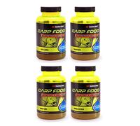 Tandem Baits Carp Food Attract Booster Sweet Mix Fish Attractors Carp Fishing Without Effort Big Fish Bait Carp Accessories for Professionals & Hobby Anglers 4 Pcs 300 ml