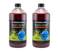 Tandem Baits Carp Food Natural Liquid Chilli Carp Attractant Bait Carp Fishing Without Effort Bait for Large Fish Fishing Carp Accessories 2 pcs 1000 ml