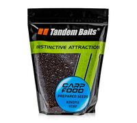 Tandem Baits Carp Food Prepared Hemp Seeds Seed Mix Carp Fishing Bait for Big Fish Fishing Carp Accessories Grains Bait Fishing Food Ready to Use 1 kg