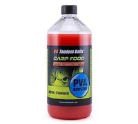 Tandem Baits Carp Food PVA Booster Super Strawberry | Carp Booster Liquid | Carp Fishing Without Effort | Boilies Bait for Big Fish Fishing | Carp Accessories for Professionals & Hobby Anglers 1000 ml