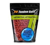 Tandem Baits Carp Food XL Pellet Royal Strawberry | Carp Pellets | Carp Fishing Pellet | Carp Fishing Bait | Carp Bait | Carp Fishing Accessories for Monster Fish 8mm 1kg