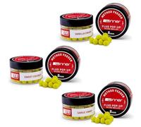 Tandem Baits Method Feeder Fluo Pop-up Micro Boilies 8mm 20g Flavor Mix Sweet Carp Bait Carp Fishing Bait for Big Fish Fishing Carp Accessories for Professionals & Hobby Anglers 3 pcs