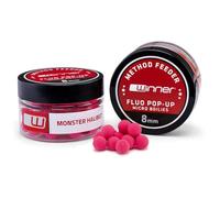 Tandem Baits Method Feeder Fluo Pop-up Micro Boilies 8mm 20g Monster Halibut Carp Bait Carp Fishing Bait for Big Fish Fishing Carp Accessories for Professionals & Hobby Anglers