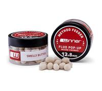 Tandem Baits Method Feeder Fluo Pop-up Micro Chunks 20g Stinky Butter Carp Bait Carp Fishing Bait for Big Fish Fishing Carp Accessories for Professionals & Hobby Anglers