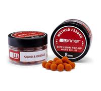 Tandem Baits Method Feeder MF Diffusion Micro Boilies 8mm 20g Squid&Orange Carp
