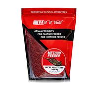Tandem Baits Method Feeder Pellet Strawberry Supreme Fish Bream Tench Crucian Carp Pellets Effortless Carp Fishing Pellets Bait Carp Accessories For Professionals & Hobby Anglers 2 mm 1 kg