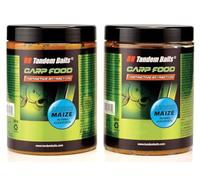 Tandem Baits Set 2x Carp Food Liquid Maize Fish Flavour Mix, Fish Attractors, Carp Fishing without Effort, Bait for Big Fish Fishing, Carp Accessories for Professionals & Hobby Anglers 1000 ml