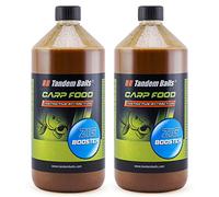 Tandem Baits Set 2x Carp Food Zig Booster Flavour Mix No 2. | Fish Attractors, Carp Fishing without Effort | Bait for Big Fish Fishing | Carp Accessories for Professionals & Hobby Anglers 1000 ml