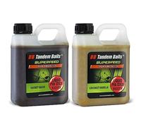 Tandem Baits Set of 2 SuperFeed Liquid PVA Stick Booster Flavor Mix | Carp Fishing Booster | Carp Fishing Bait | Carp Bait | Hookbaits | Carp Fishing Accessories for Monster Fish 1000ml