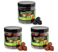 Tandem Baits Set of 3 SuperFeed Hook Fatty Pellet Flavour Mix Robin Red | Carp Fishing Hookbaits | Carp Pellets | Carp Fishing Bait | Carp Bait | Carp Fishing Accessories for Monster Fish 14mm 150g