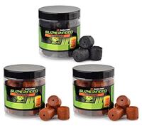 Tandem Baits Set of 3 SuperFeed Hook Fatty Pellet Flavour Mix Robin Red | Carp Fishing Hookbaits | Carp Pellets | Carp Fishing Bait | Carp Bait | Carp Fishing Accessories for Monster Fish 20mm 150g