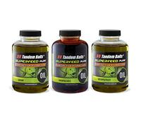 Tandem Baits Set of 3 SuperFeed Pure Oil Fruit Mix Intense Aroma | Carp Fishing Boilies | Carp Fishing Bait | Carp Bait | Carp Fishing Accessories for Monster Fish 500 ml