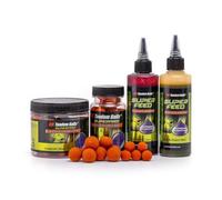 Tandem Baits Set of 4 Diffusion Baits Fishing Box L | Mini Pop Up Boilies 12 mm | Pop Up Boilies 16 mm | Diffusion Booster Attractor | Carp Fishing Set Up | Carp Bait | Carp Fishing Accessories
