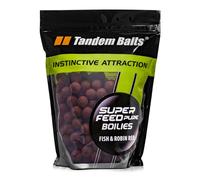 Tandem Baits SuperFeed Boilies Pure Fish & Robin Red | Carp Fishing Boilies | Carp Fishing Bait | Carp Bait | Carp Fishing Accessories for Monster Fish 18mm 1kg