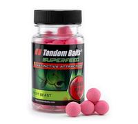 Tandem Baits SuperFeed Fluo Mini Pop-Up Fruit Beast, Fluo Mini Pop-Up Bait, Hookbaits - Monster Carp Fishing Accessories, 12mm, 30g