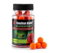 Tandem Baits SuperFeed Fluo Mini Pop-Up Red Krill, Mini Pop-Up Hookbaits for Monster Carp 12mm 30g