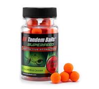 Tandem Baits SuperFeed Fluo Mini Pop-Up Salmon & Caviar, Pop-Ups, Hookbaits for Monster Fish, 12mm, 30g