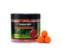 Tandem Baits SuperFeed Fluo Pop-Up Squid & Orange, Carp Fishing Pop-Ups, Carp Fishing Bait, Carp Bait, Hookbaits, Carp Fishing Accessories for Monster Fish 16mm 70g