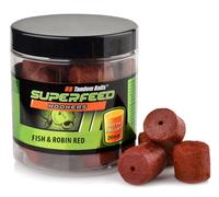 Tandem Baits SuperFeed Hook Fatty Pellet Fish&Robin Red | Carp Fishing Hookbaits | Carp Pellets | Carp Fishing Bait | Carp Bait | Carp Fishing Accessories for Monster Fish 20mm 150g