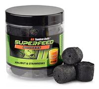 Tandem Baits SuperFeed Hook Fatty Pellet Halibut & Strawberry | Carp Fishing Hookbaits | Carp Pellets | Carp Fishing Bait | Carp Bait | Carp Fishing Accessories for Monster Fish 20mm 150g