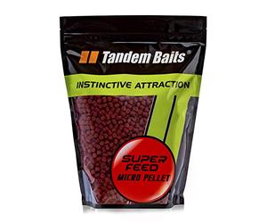 Tandem Baits SuperFeed Micro Pellet Chilli Robin Red Carp Pellets | Carp Fishing Pellet | Carp Fishing Bait | Carp Bait | Carp Fishing Accessories for Monster Fish 6 mm 1 kg