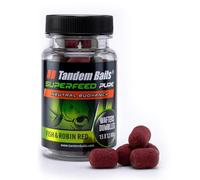 Tandem Baits SuperFeed Pure Dumbells Wafters Fish & Robin Red | Carp Fishing Hookbaits | 15x12mm 30g