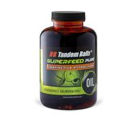 Tandem Baits SuperFeed Pure Fish Oil Salmon & Chilli Intense Aroma | Carp Fishing Boilies | Carp Fishing Bait | Carp Bait | Carp Fishing Accessories for Monster Fish 500 ml