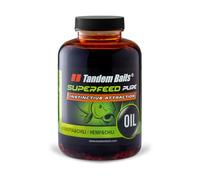 Tandem Baits SuperFeed Pure Hemp Seed Oil & Chilli Oil Intense Aroma Carp Fishing Boilies Carp Fishing Bait Fishing Accessories for Monster Fish 500 ml
