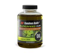 Tandem Baits SuperFeed Pure Hemp Seed Oil Intense Aroma Carp Fishing Boilies Carp Fishing Bait Fishing Accessories for Monster Fish 500 ml