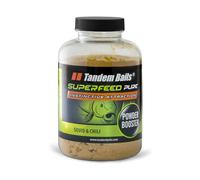 Tandem Baits SuperFeed Pure Powder Attractant Booster Carp Fishing Boilie Lures Baits Powder Bait Fishing Bait Additive Powder Big Fish Fishing Carp & Fishing Accessories Squid & Chilli 250 g