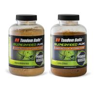 Tandem Baits SuperFeed Pure Powder Attractant Booster Carp Fishing Boilie Lures Baits Powder Bait Fishing Bait Additive Powder Fishing Carp & Fishing Accessories Fish & Robin Red Live Citrus 2x250 g