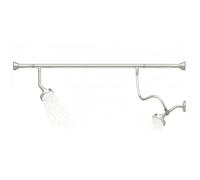 Tandem Shower Head for Couples - Dual High Pressure Shower System for Two People with Adjustable Rod(Chrome)