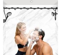 Tandem Shower Head for Couples: Dual Shower Head for Two People, High Pressure Adjustable Two Showerhead System with 5+3 Spray Modes Fit 2 Person Bathroom - Couple Gifts