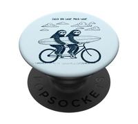 Tandem Sloth Surf Bike Catch You Later Much Later PopSockets Adhesive PopGrip