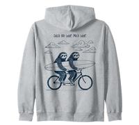Tandem Sloth Surf Bike Catch You Later Much Later Zip Hoodie
