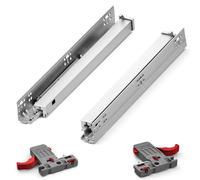 Tandem Soft Close Drawer Runners Undermount Full Extension 40kg up to 19mm Thickness 250mm