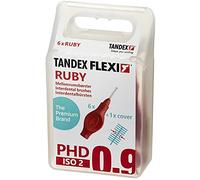 Tandex 6 Flexi Ruby 0.90mm Interdental Brush - Pack of 6