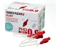 Tandex Flexi 0.90mm Interdental Brushes - Ruby - Pack of 25