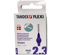 Tandex Flexi 2.3mm Interdental Brush - Violet - 1 Pack of 6 Brushes
