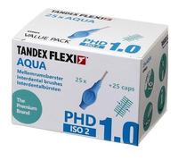 Tandex Flexi 1.0mm Interdental Brushes - Aqua - Pack of 25