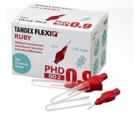 Tandex Flexi Interdental Brushes - Ruby 0.90mm - Pack of 25