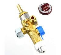 Tandoor Gas Valve 21S with Knob Kit Shaan Shahi Clay Oven Control Tap Flame Supervision Device