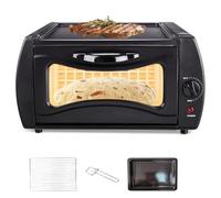 Tandoor Mini Oven, Naan Bread Maker Pizza Oven, Hot Top Plate, Mini Pizza Chapati Roti Maker, Electric Oven & Pizza Maker