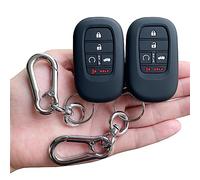 TANDRIVE Key Fob Cover for 2022 2023 Honda Civic Accord HR-V CR-V Pilot Sport SI EX EX-L Touring, Silicone, 2-Pack, Black