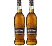 Tanduay Gold Rum - Award Winning Asian Premium Rum - 70cl, 40% ABV - Smooth and Mellow - Matured in Charred Ex-Bourbon Barrels - Best Served Neat or With a Premium Mixer (Pack of 2)